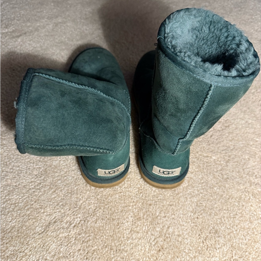 UGG Forest Green Shearling Boots